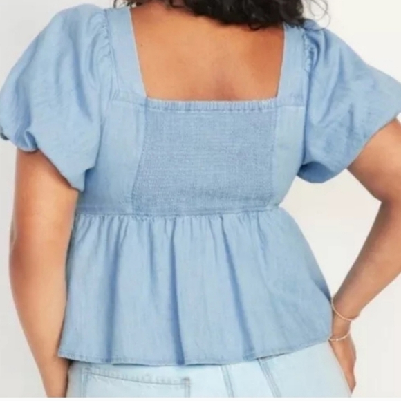 Old Navy Puff Sleeve Top - Picture 8 of 8